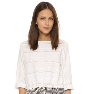 Ace & Jig Lake Dress in Cream and Neutral Stripe